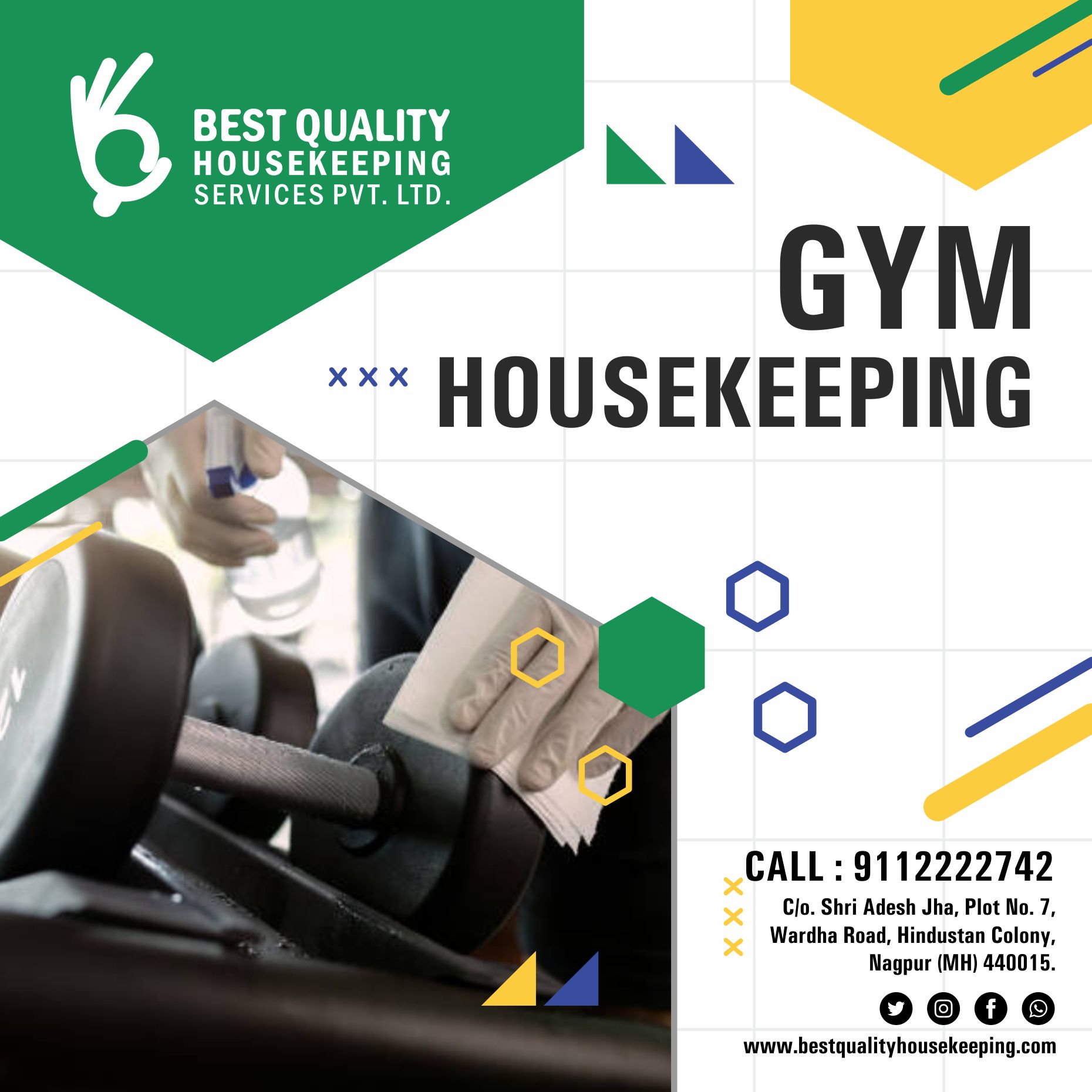Gym Housekeeping Services In Nagpur India - besthousekeepingindia