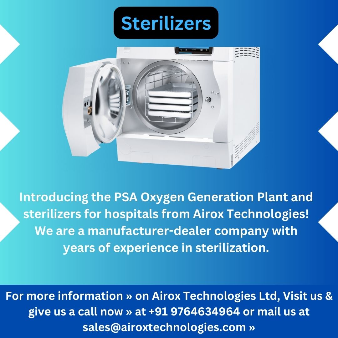 PSA Oxygen Generation Plant | Sterilizers for Hospitals - Airox Technologies