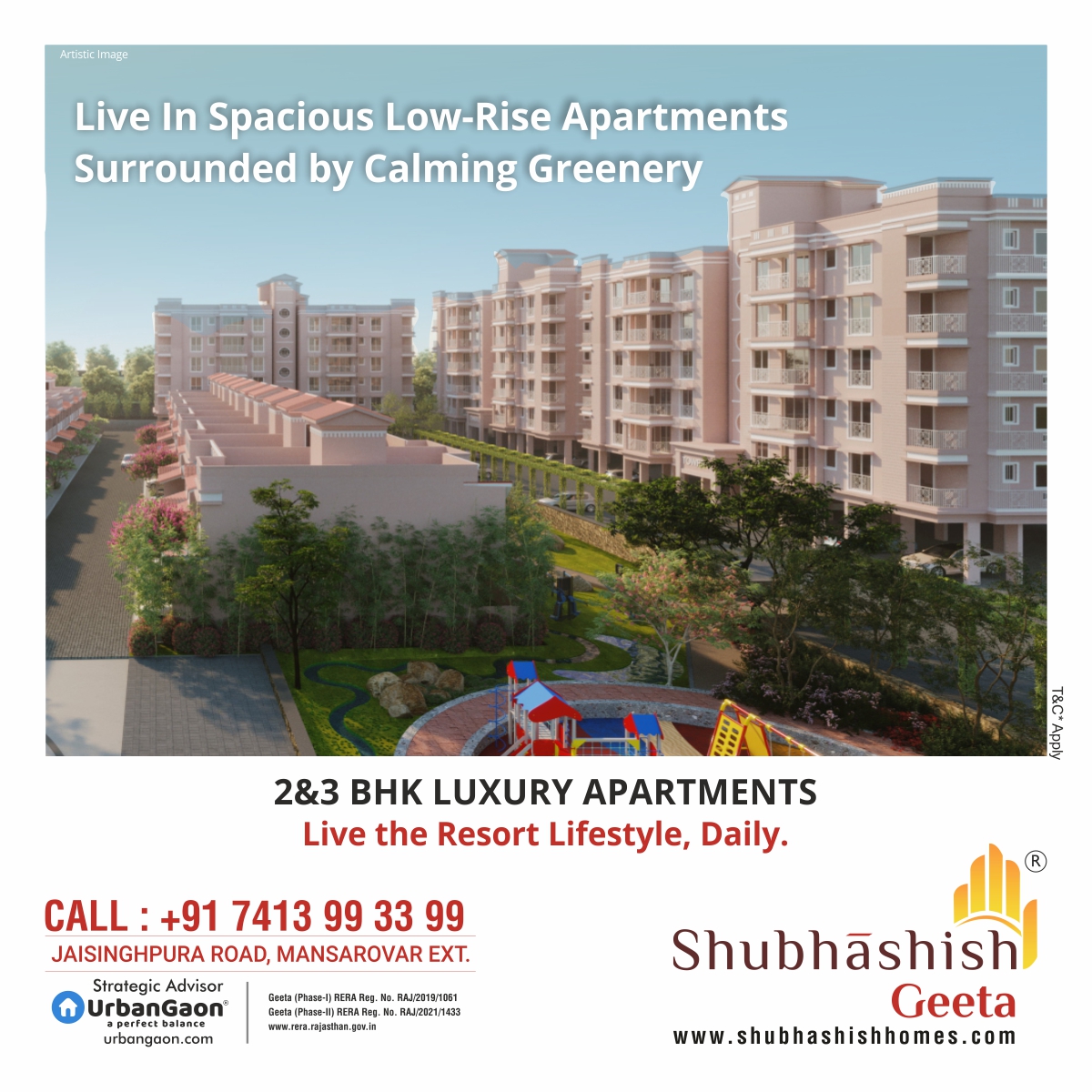 Shubhashish Homes 2 BHK & 3 BHK apartments