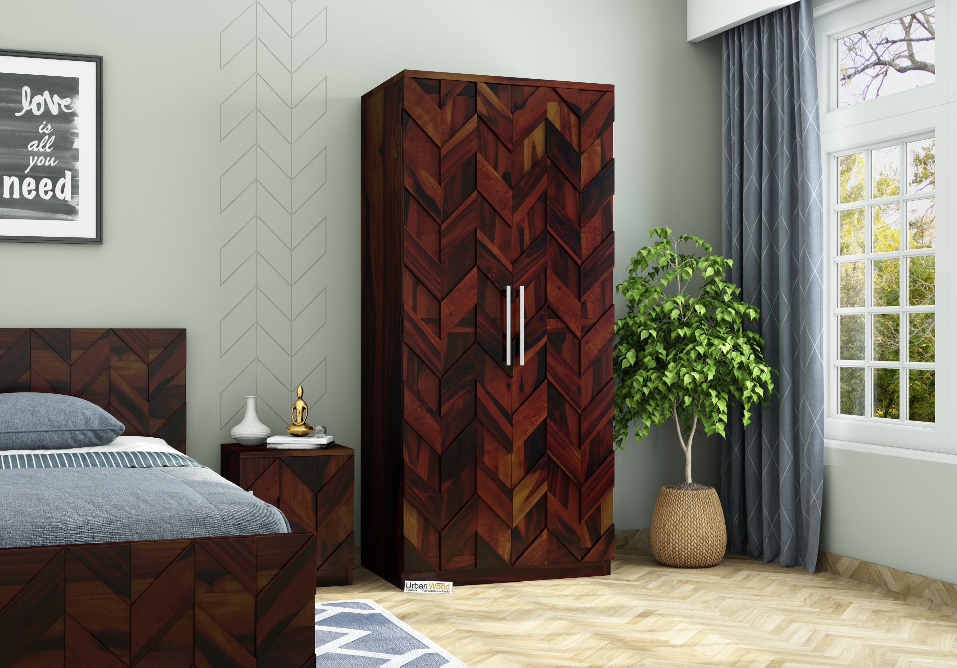 wooden cupboard design for bedroom