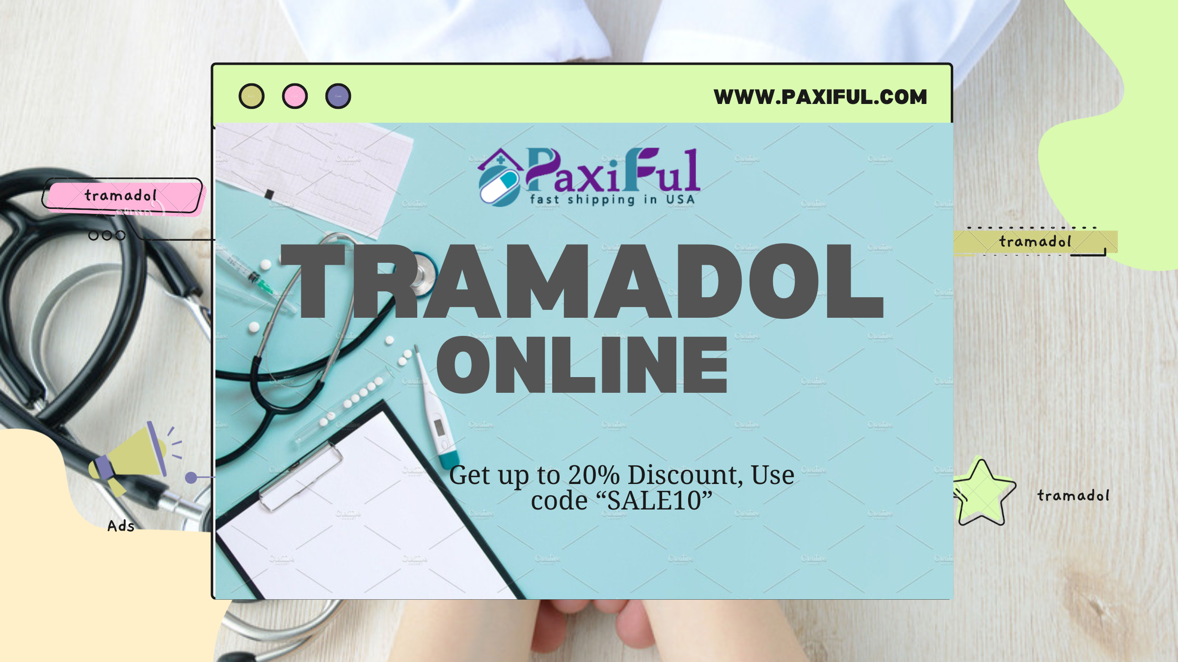 Order Tramadol Meds Online for Sale | Buy Tramadol Online | paxiful.com