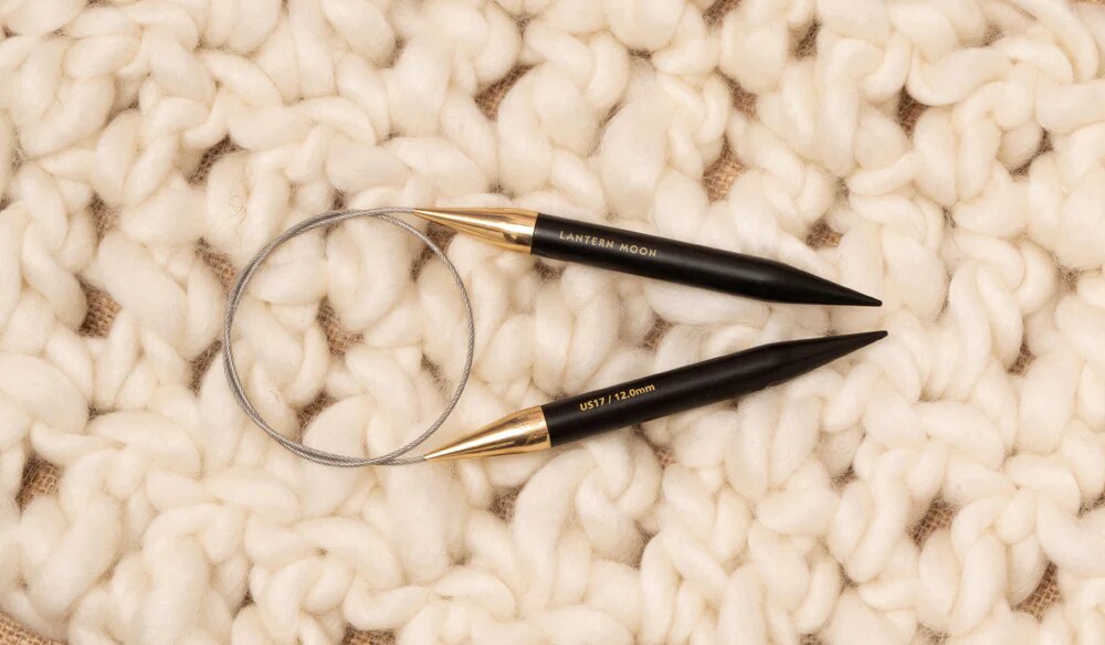 Premium Wooden Circular Knitting Needles by Lantern Moon