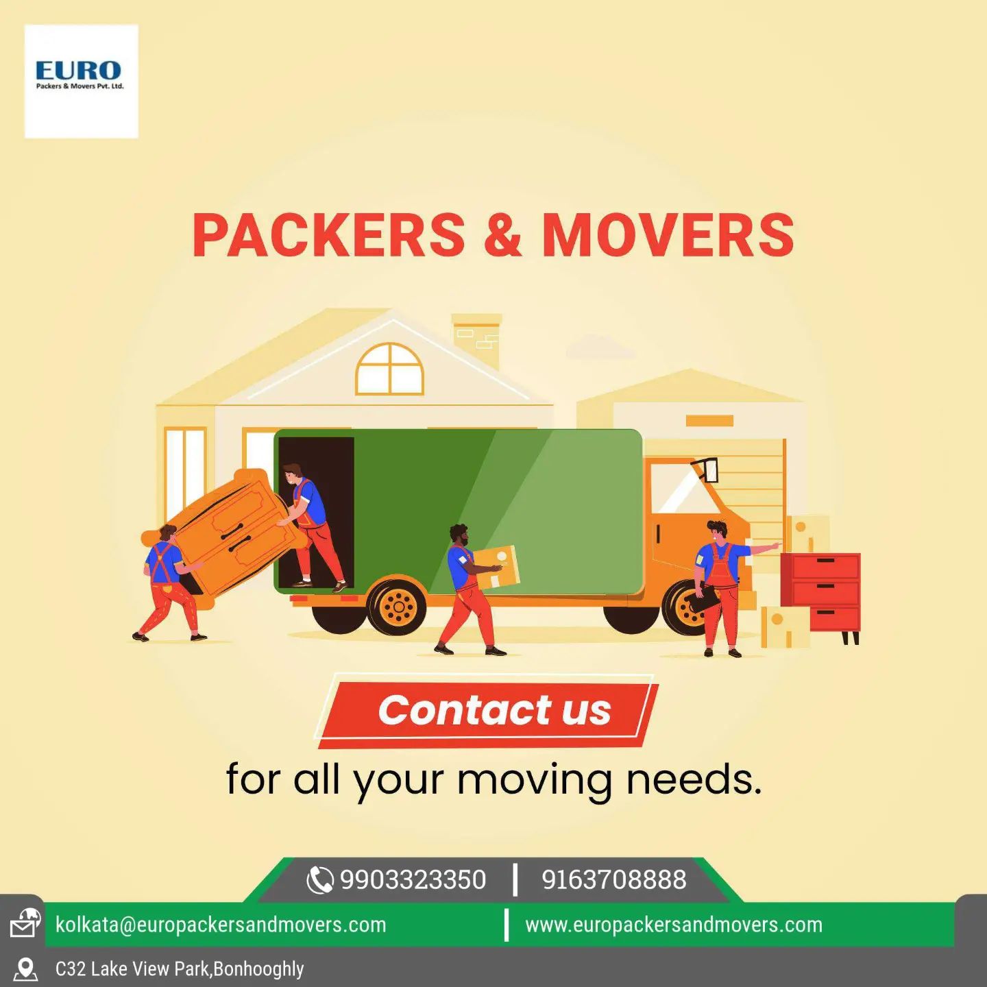 Make your move with us and get a stress-free experience in Kolkata