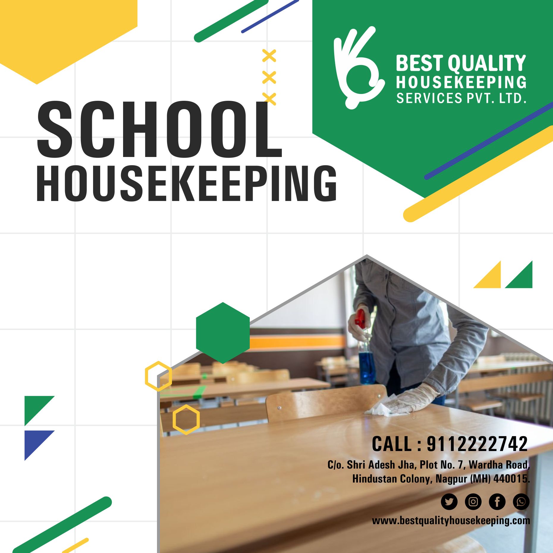 School Housekeeping Services In Nagpur India - besthousekeepingindia