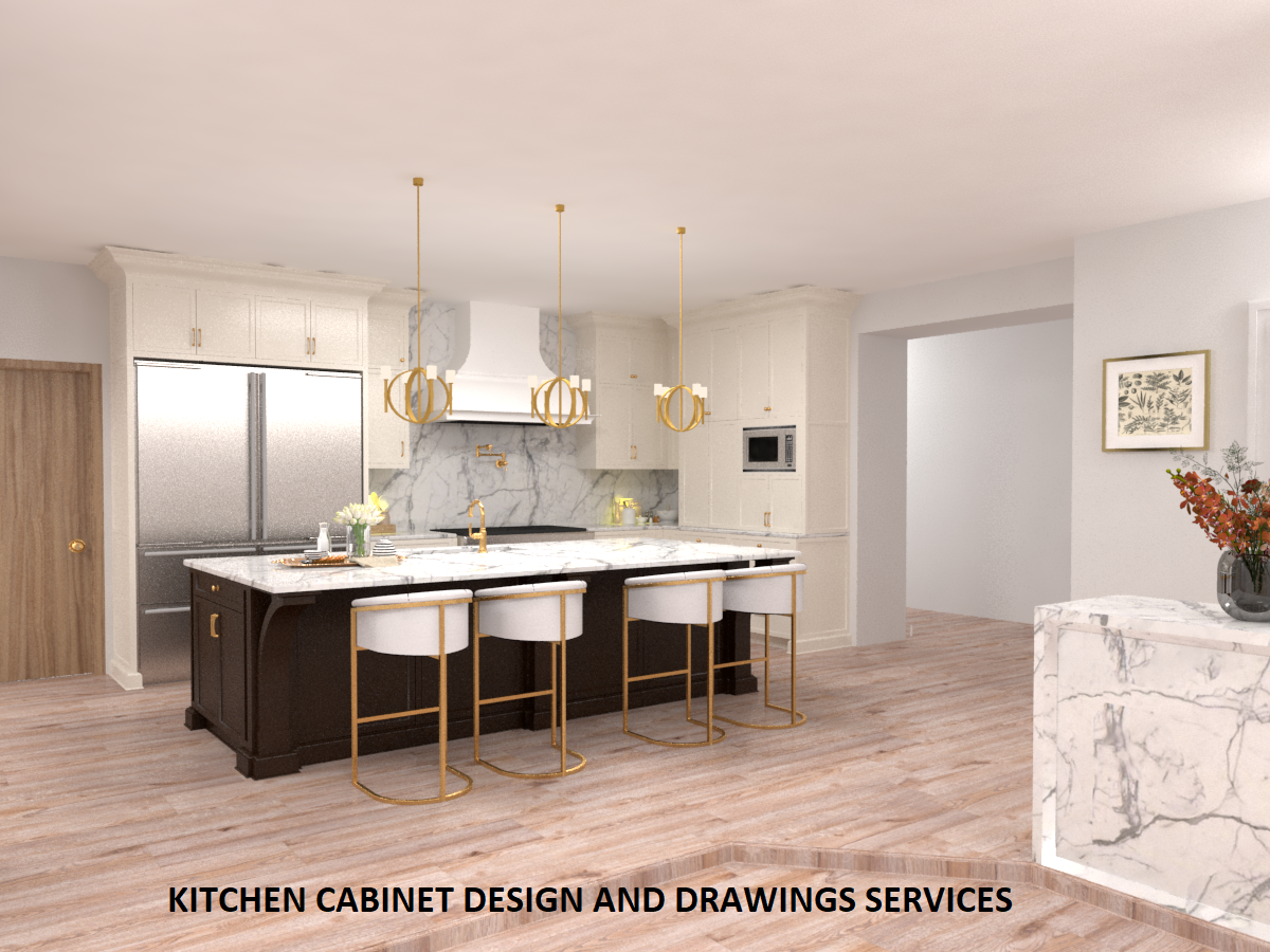 kitchen cabinet design and drawings services