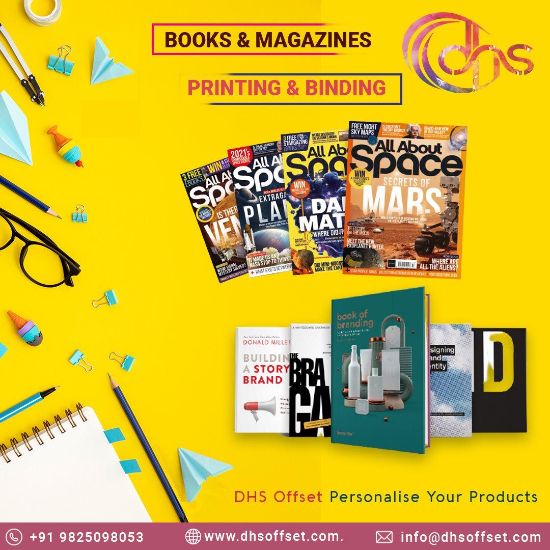 DHS offset printing services provider in Ahmedabad, India