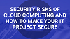 Security risks of cloud computing Logo