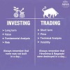 Investing vs. Trading: What's the Difference? - Ajmera x-cha Logo