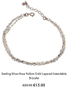 Ladies sterling silver bracelets Logo