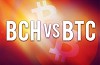 Bitcoin Vs Bitcoin Cash Logo