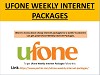 Ufone Weekly Internet Packages Logo