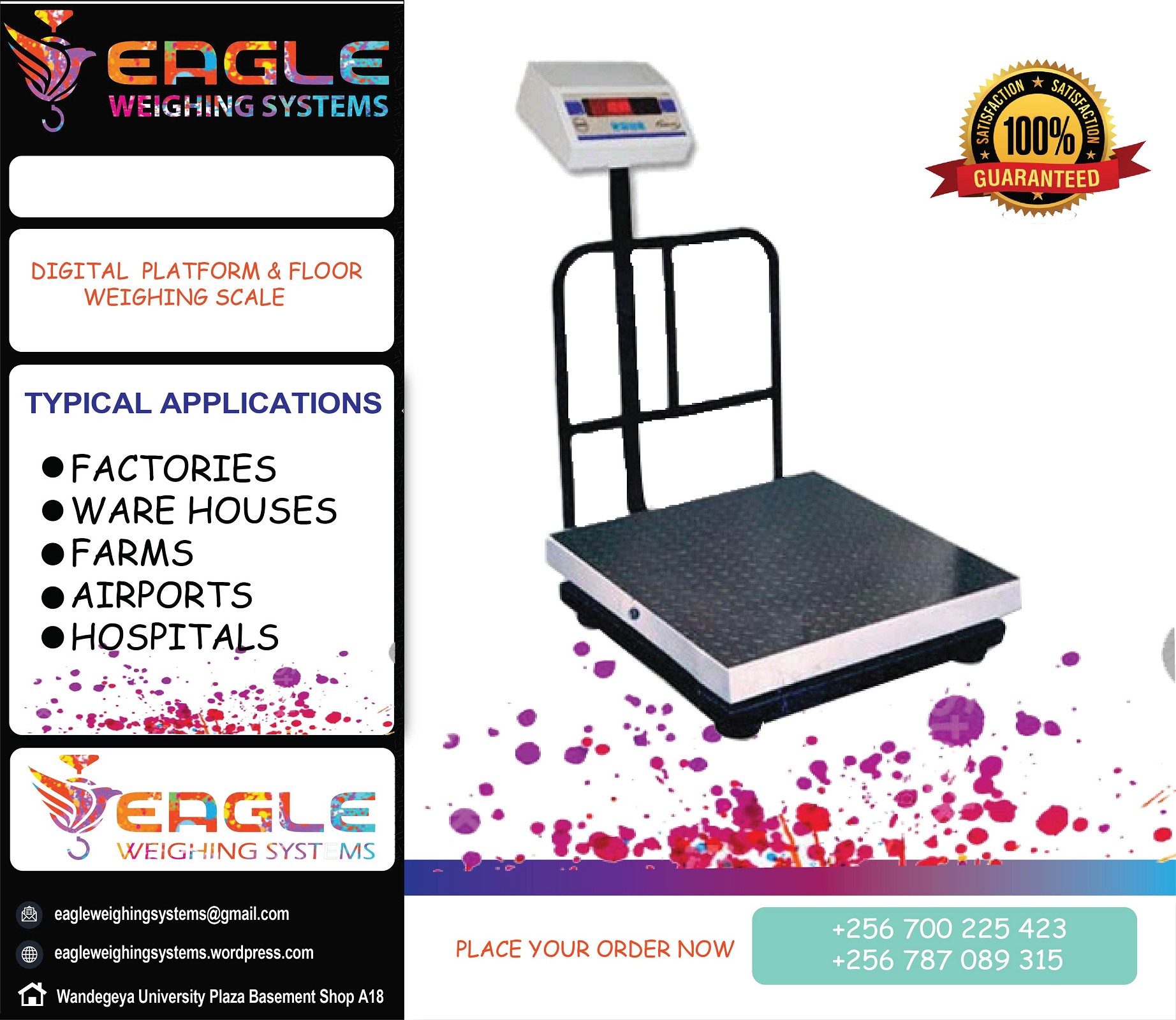 +256 700225423 Best price of weighing scales in Kampala Logo