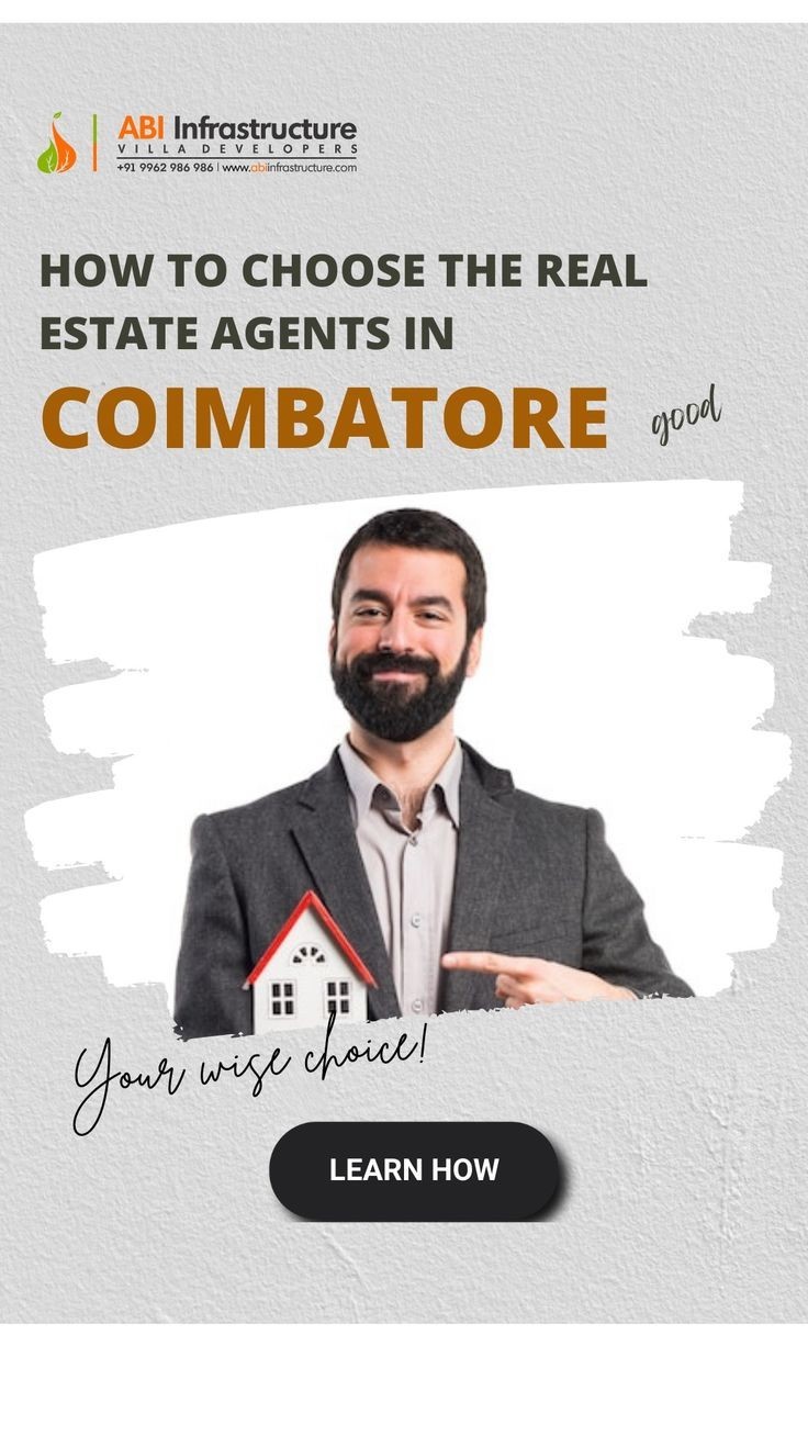 How to Choose the best Real Estate Agent in Coimbatore