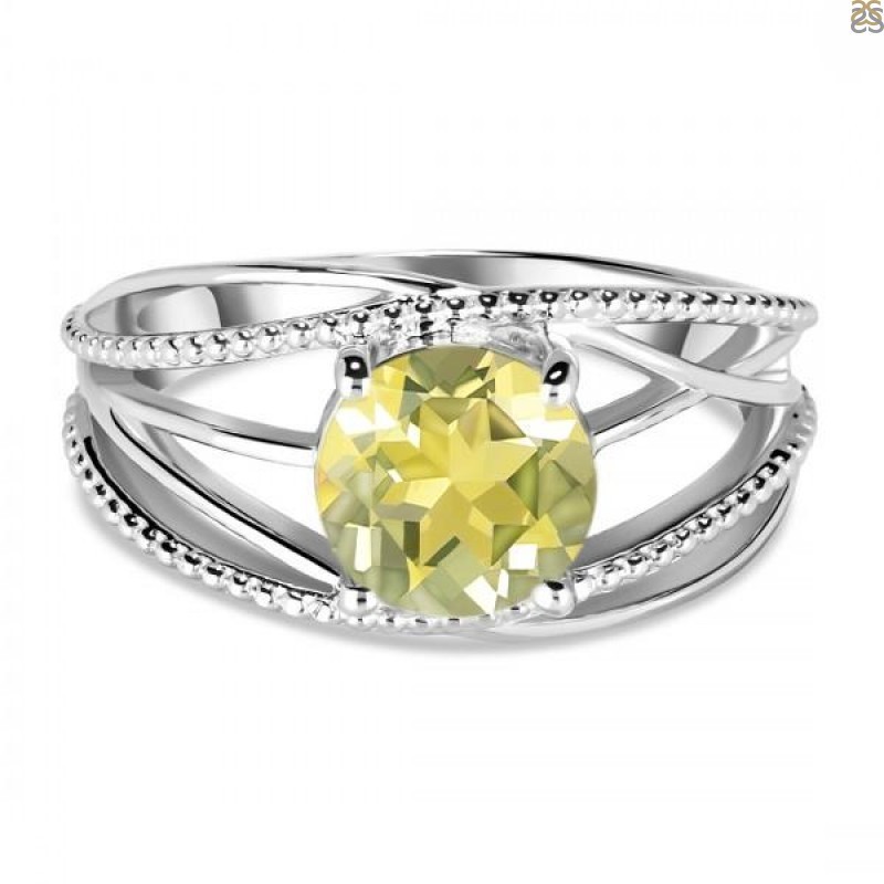 Choose Lemon Quartz Engagement Ring For Your Girlfriend