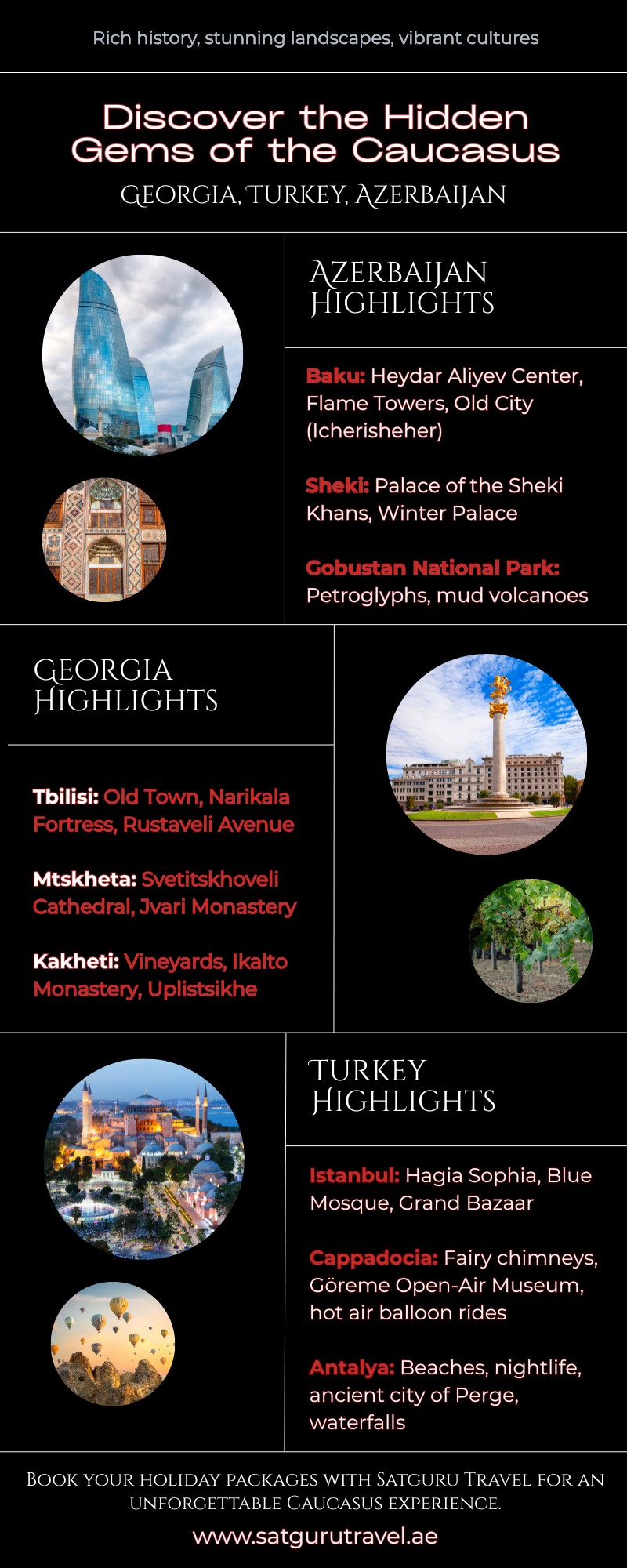 Discover the Hidden Gems of the Caucasus: Georgia, Turkey, and Azerbaijan