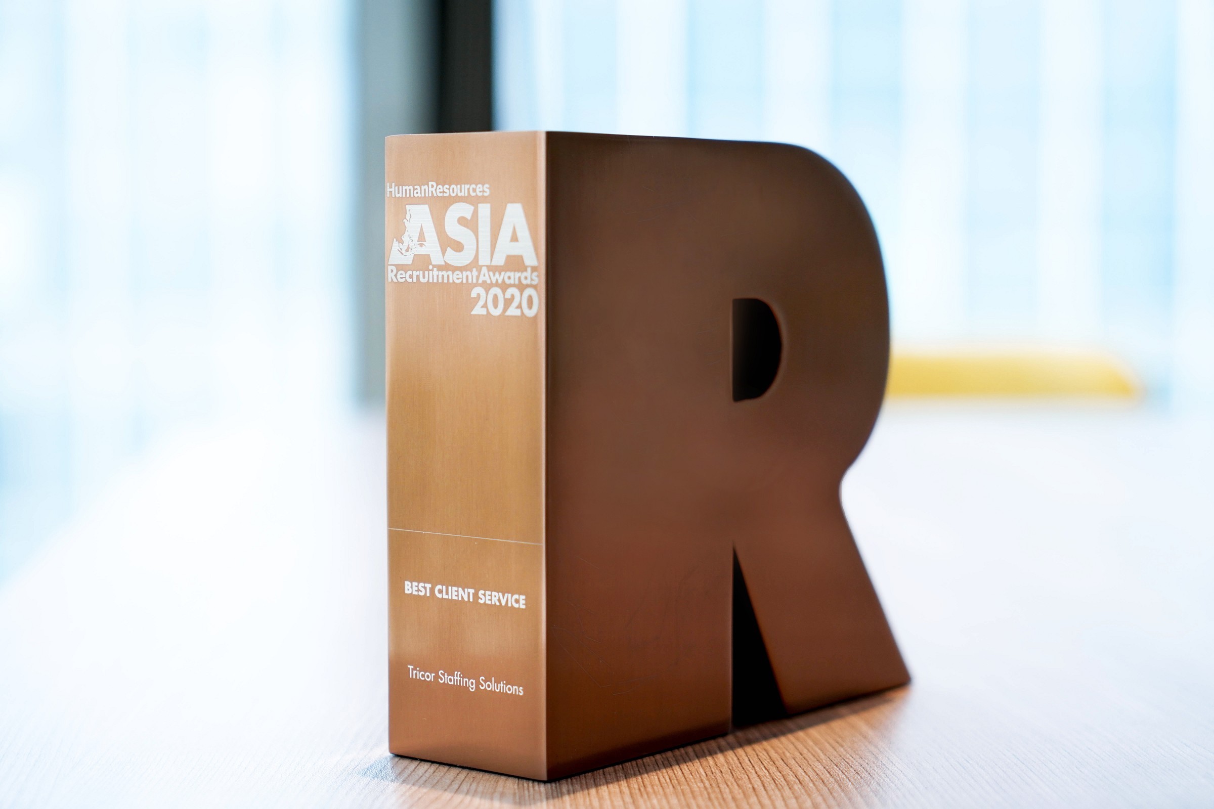 Best Client Service at the Asia Recruitment Awards 