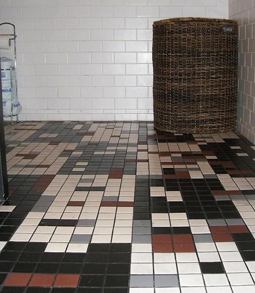 Restaurant Bathroom Floor