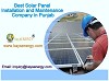 Hire Best Solar Panel Installation and Maintenance Company in Punjab