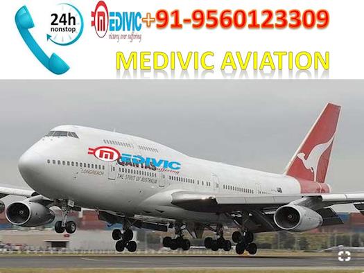 Medical ICU Air and Train Ambulance Service in Kolkata by Medivic