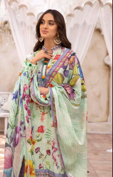 ''Phullkari Delight: Shop Exquisite Cotton Suit Salwar for Ethnic Elegance''