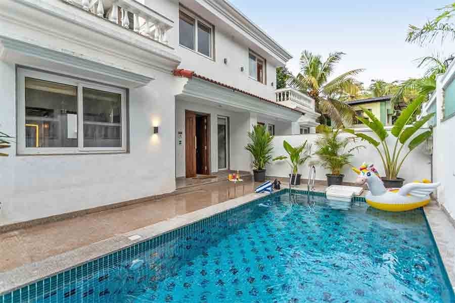 Luxury Villas For Rent in Goa – 3 BHK Luxury Pool Villa Goa