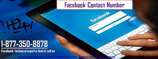 We are anxious to help, simply dial our Facebook Contact Number 1-877-350-8878 