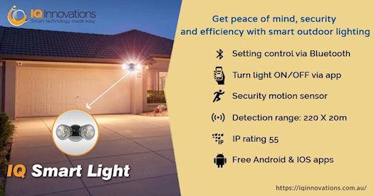 Smart Outdoor Security Lighting by IQ Innovations