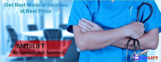 Get an Advanced and Low fare Air Ambulance in Kolkata with ICU facility