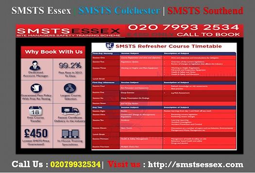 SMSTS Southend, SMSTS Centre, UK 