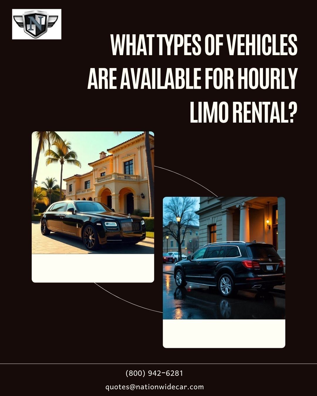What Types of Vehicles Are Available for Hourly Limo Rental
