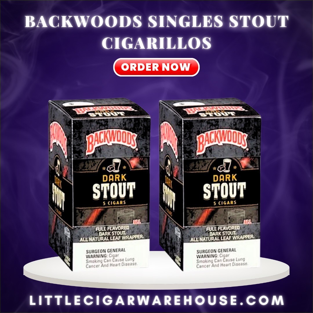 Backwoods Singles Stout Cigarillos 24CT