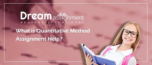 What is quantitative method assignment help?