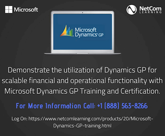 Demonstrate skills in scalable financial and operational functionality with Microsoft Dynamics GP tr