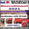 Maruti Suzuki India Limited Recruitment 2021