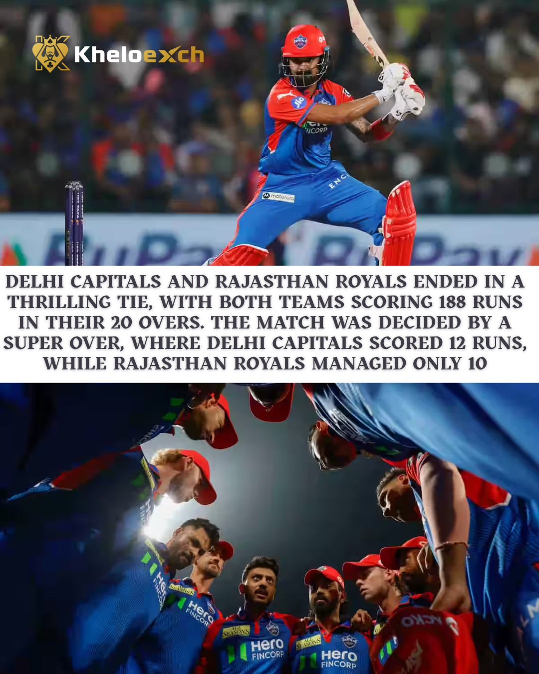 Delhi Capitals vs Rajasthan Royals – Super Over Thriller | IPL 2025 Match Recap