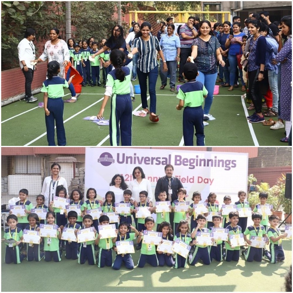 Pre-Primary 12th Annual Field Day In Universal High School Thane