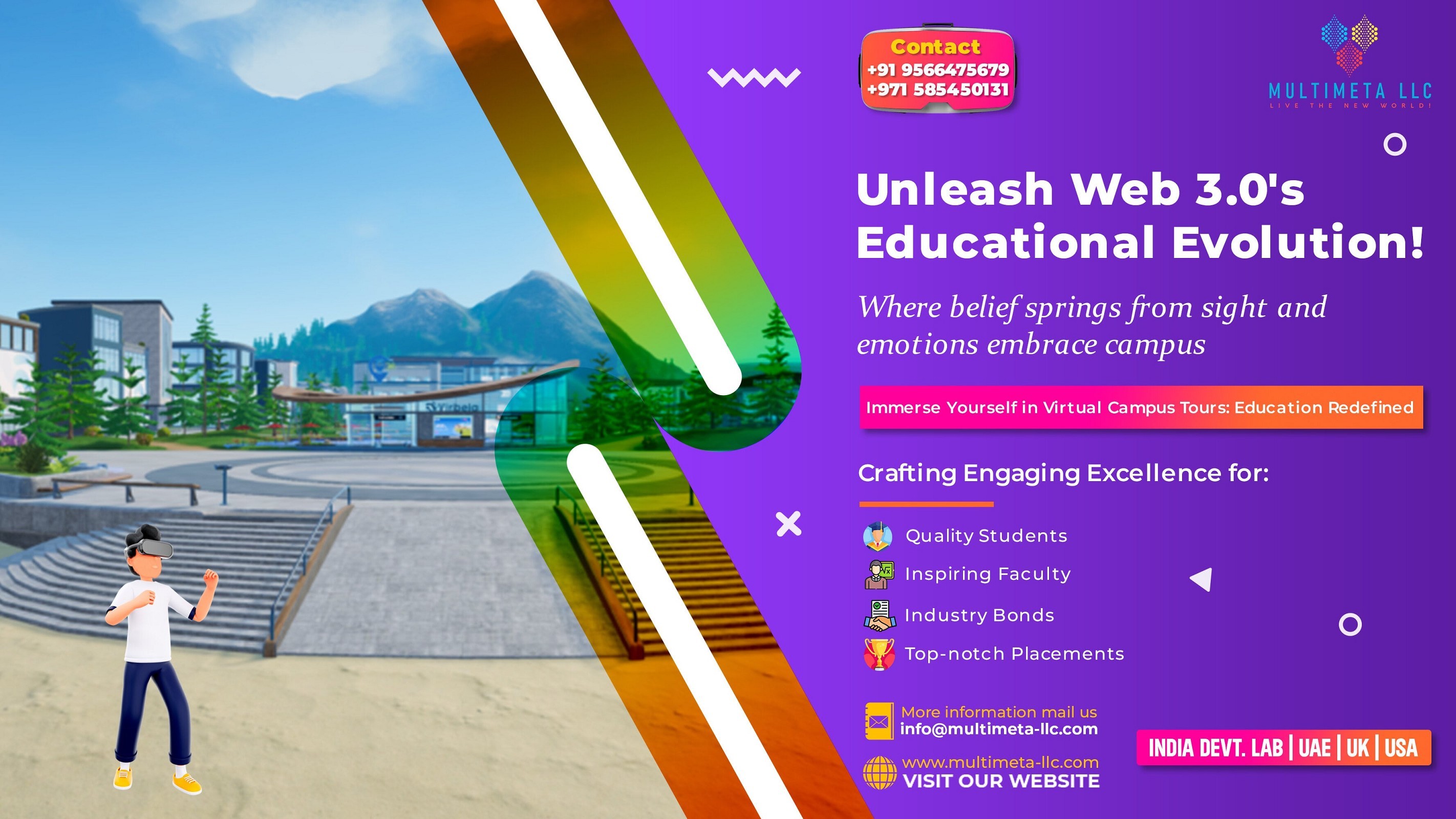 Embark on a learning adventure in the Metaverse, AR, and VR universe.