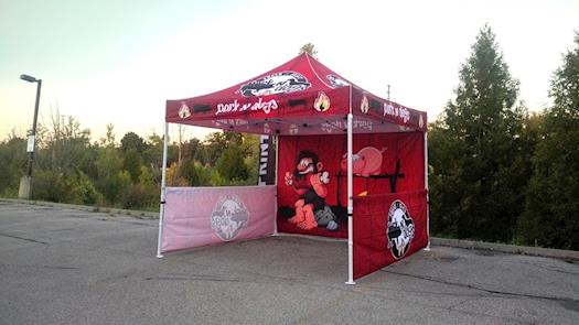 Outdoor canopy with full color graphic print | Custom Canopy Tent