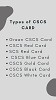 Types Of CSCS Card