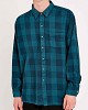 Matchbox Blue Checks Vintage Flannel Shirts Wholesale