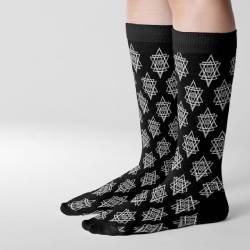 Knitted Crew Tarot Socks, Cozy & Stylish | Synesthesia Tarot