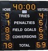 Buy best Rugby Scoreboard from Blue Vane, Ringwood, Australia