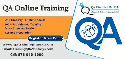 Quality Assurance online training in usa
