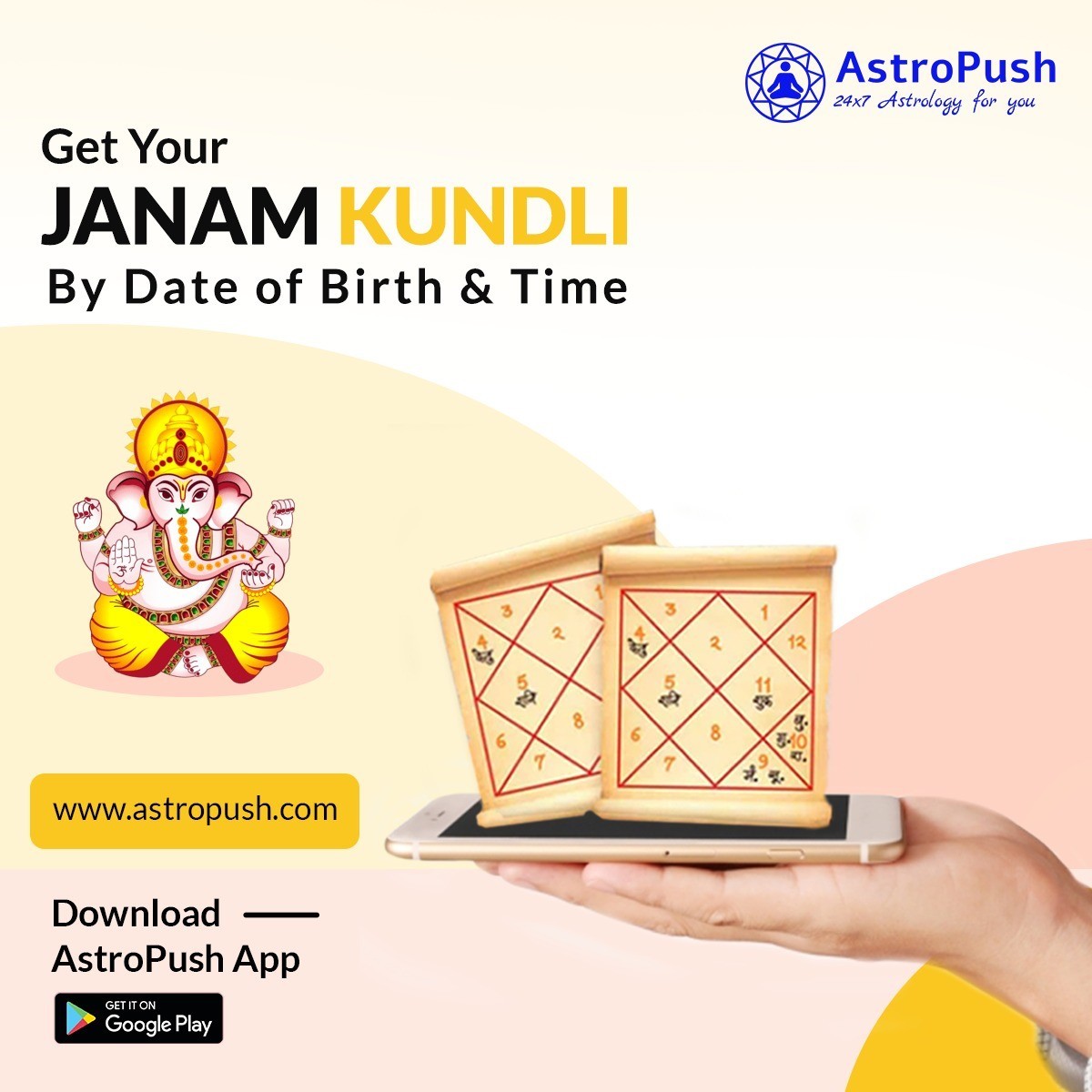 Get Your Janam Kundli by Date of Birth & Time