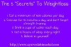 Secrets To Weight Loss
