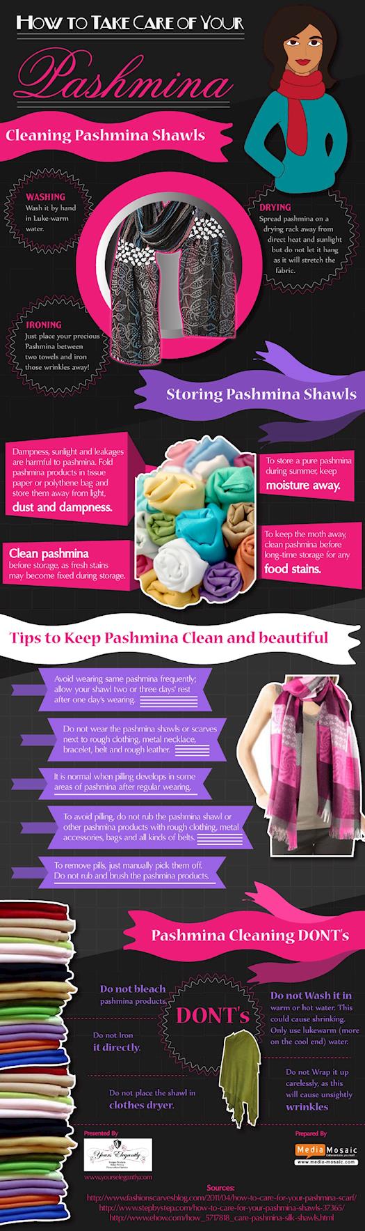 How to Take Care of Your Pashmina [Infographic]