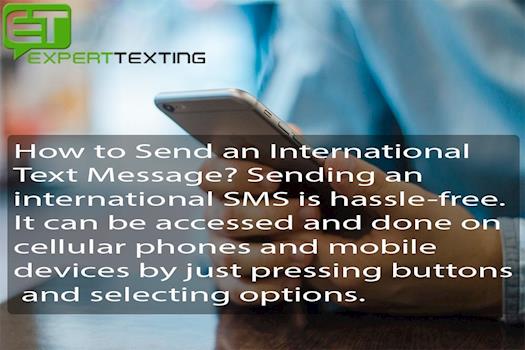 How to Send an International Text Message?