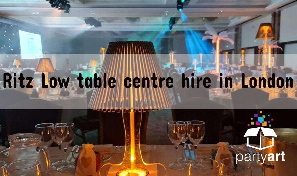 Table centre hire in London