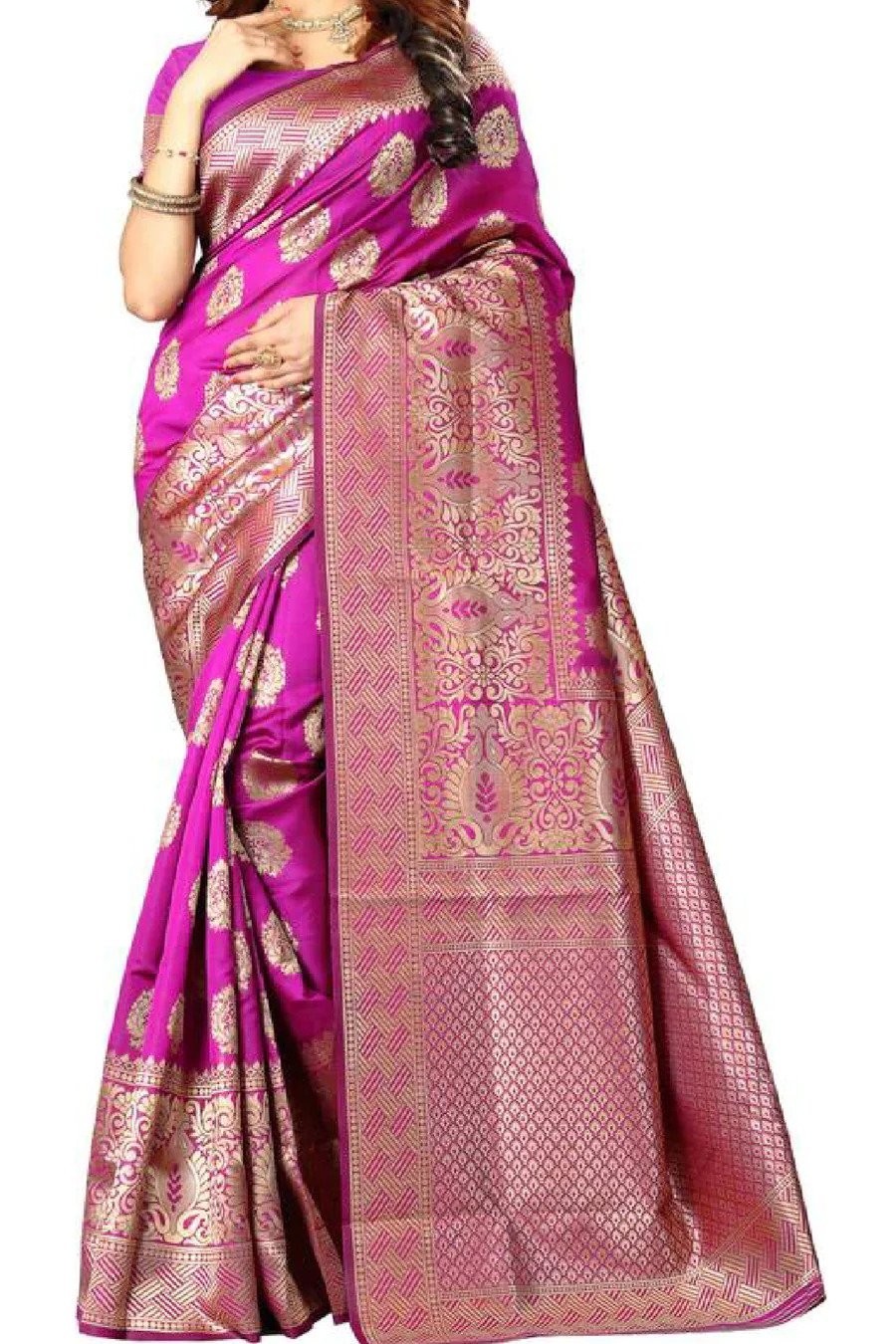 Woven Art designer banarasi silk saree