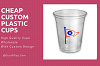 Get Attractive Custom Disposable Plastic Cups Available With Wholesale Manufacturers, CustACup